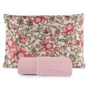 Ver imagem 1 de Jogo de Lençol Luar Solteiro 2 Peças Malha 100% Algodão Estampado Rose Floral