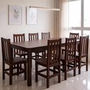 Ver imagem 2 de Mesa de Jantar Repleta Madeira Maciça 195x90 cm