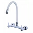 Ver imagem 1 de Misturador para Pia de Parede para Cozinha Bica Flexível 1/2 C-35 1/4 de Volta Balli Metais