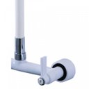 Ver imagem 2 de Misturador para Pia de Parede para Cozinha Bica Flexível 1/2 C-35 1/4 de Volta Balli Metais