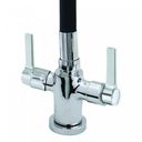 Ver imagem 2 de Misturador Monobloco de Mesa Duplo Comando para Cozinha Bica Flexível C-35 1/4 de Volta Balli Metais