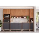 Ver imagem 1 de Cozinha Modulada Mgm Divina Mgm 6 Peças C6p133 Cinamomo/titanium