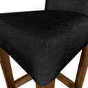 Ver imagem 6 de Jogo com 2 Cadeira para Bancada Banco Alto de Madeira Bar Valios Banqueta Alta Creta