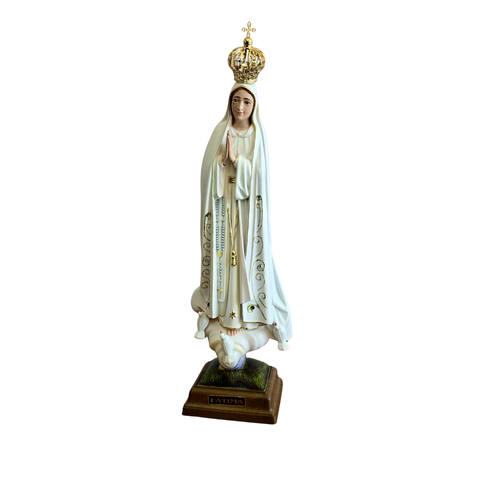 Imagem Nossa Senhora de Fátima - Portugal - Coroa Metal