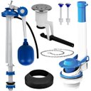 Ver imagem 1 de Kit Mecanismo Reparo Completo Universal Acionamento Superior C/ Boia Acoplada Caixa Descarga | Valep