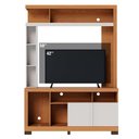 Ver imagem 6 de Estante Home Theater Elba Freijó/off White Matte para Tv até 50” - Colibri