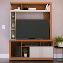Ver imagem 2 de Estante Home Theater Elba Freijó/off White Matte para Tv até 50” - Colibri