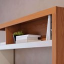 Ver imagem 5 de Estante Home Theater Elba Freijó/off White Matte para Tv até 50” - Colibri