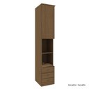 Ver imagem 1 de Modulado Lateral 01 Porta 03 Gaveta 234cm Altura Setiba - Carvalho