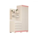 Ver mais imagens de Guarda-roupa Solteiro Melissa 2 Portas 4 Gavetas com Espelho 100% Mdf Flex Branco - Acp Móveis