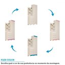 Ver imagem 5 de Guarda-roupa Solteiro Melissa 2 Portas 4 Gavetas com Espelho 100% Mdf Flex Branco - Acp Móveis