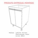 Ver imagem 4 de Balcão de lavanderia 100% mdf - Sem o tanque TAMANHO:60X53
