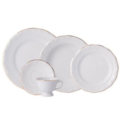 Aparelho de Jantar 30 Peças Pomerode Ouro Schmidt Pomerode Ouro 30 Peças