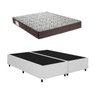 Cama Base Box Queen Bipartido Branco Colchão Iso 150 D45 - Ortobom - 1