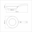 Ver imagem 3 de Frigideira Solar Silicone Rasa Inox Fundo Triplo Antiaderente 24 cm 2,1L Tramontina