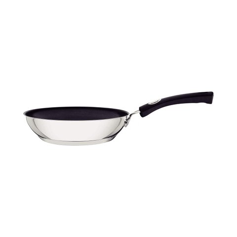 Frigideira Solar Silicone Rasa Inox Fundo Triplo Antiaderente 24 cm 2,1L Tramontina