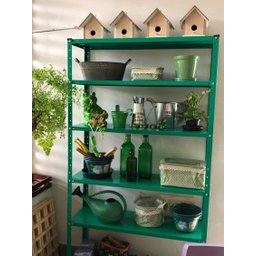 Estante Aço Leve 5 Prateleiras Bipartida Verde W3 - 10088 - 4