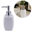 Ver imagem 5 de Porta Sabonete Líquido Porcelana Branco Bico Dosador Cromado 290ml - Tuut
