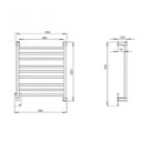 Ver imagem 3 de Toalheiro elétrico Luxo Clean 220V Aquece Metais
