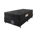 Ver imagem 5 de Cama Box Solteiro Colchão Ortofirm Black + Box 88x188x67 One Face Espuma D33 Preto