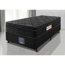 Ver imagem 1 de Cama Box Solteiro Colchão Ortofirm Black + Box 88x188x67 One Face Espuma D33 Preto