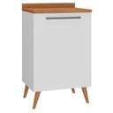 Ver imagem 1 de Balcão para Cozinha 59 Cm Favorita 1 Porta Branco Lacca - Zanzini