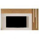 Ver imagem 2 de Painel para Tv até 75 Polegadas Valencia com Led Cascata Tauari/off White - Mavaular