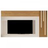 Painel para Tv até 75 Polegadas Valencia com Led Cascata Tauari/off White - Mavaular - 2