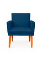 Ver imagem 4 de Kit 2 Poltrona Cadeira para Sala Confortável e Minimalista Paris em Suede