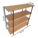 Ver imagem 6 de Estante Multiuso Strassis Design Sd-3080 Preta