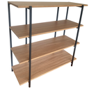 Ver imagem 3 de Estante Multiuso Strassis Design Sd-3080 Preta