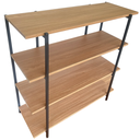 Ver imagem 4 de Estante Multiuso Strassis Design Sd-3080 Preta