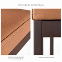 Ver imagem 6 de Banqueta Estofada  Balcão Ilha Cozinha Gourmet Bancada com Encosto e Apoio para Os Pés