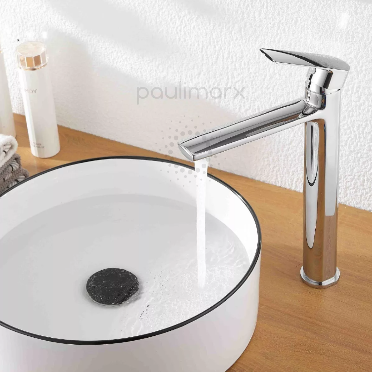 Válvula Ralo Click Pop Up Preto Fosco Black Matte Pia Lavatório Banheiro Lavabo Cuba Metal 7/8 Premi - 3