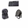 Kit 6 Par Led Slim 18X12W Full+ 2 Mini Wash 18X3W+ Dmx 512 - 1