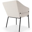 Ver imagem 7 de Kit 3 Cadeiras para Sala de Jantar Estar Living Olívia L02 Bouclê Cru - Lyam Decor