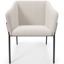 Ver imagem 3 de Kit 3 Cadeiras para Sala de Jantar Estar Living Olívia L02 Bouclê Cru - Lyam Decor