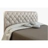 Cabeceira Paris Para Cama Box Casal Areia Velvet Chenille - 1