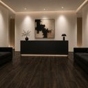 Ver imagem 3 de Piso Vinílico em Manta PVC 0,7mm Antiderrapante 4m² Imita Madeira Fosco Cacau