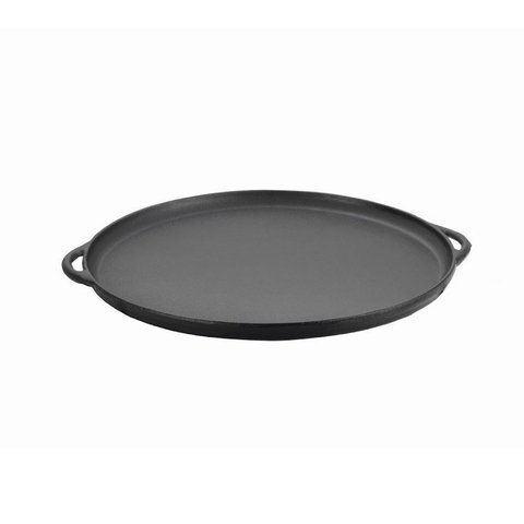 Forma para Assar Pizza Alça de Ferro Panela Mineira 30x1,5cm
