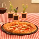 Ver imagem 2 de Forma para Assar Pizza Alça de Ferro Panela Mineira 30x1,5cm