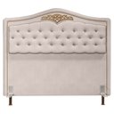 Ver imagem 3 de Cabeceira Cama Box Casal Queen 160cm Imperial J02 Suede Bege - Mpozenato