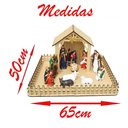 Ver imagem 2 de Presépio e Estábulo Natal Natalino 50x65cm