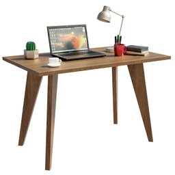 Mesa Madesa Retangular para Escritório com Tampo de Madeira 5319 - 2