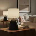 Ver imagem 1 de Abajur Luminaria de Mesa Clássico Moderno Elegante Bojudo Decoração Casa Sala Quarto Escritório