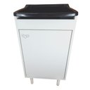 Ver imagem 4 de Gabinete Balcão De Lavanderia 46cm Tanque Plástico 22 Litros Tanque: Preto