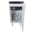 Ver imagem 5 de Gabinete Balcão De Lavanderia 46cm Tanque Plástico 22 Litros Tanque: Preto