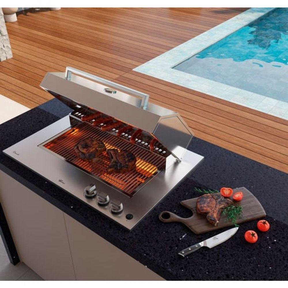 Churrasqueira Fischer de Embutir Cooktop Inox À Gás Bivolt 31200-83551 - 3