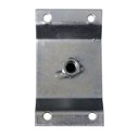 Ver imagem 4 de Kit 12 Chapinhas Chapa Elevada com Tubo Fixação Pés Palito Rosca 5/16 Zincada