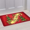 Tapete de Porta Boucle Árvores de Natal 50cmx80cm Niazitex - 2